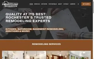Frontline Remodeling website