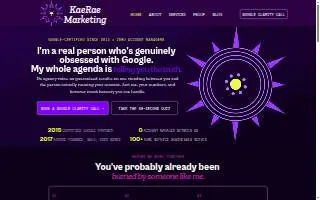 KaeRae Marketing website