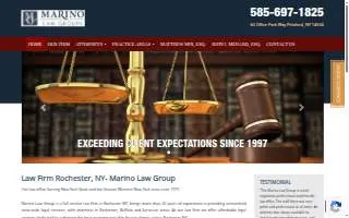 Marino Law Group of Gates website