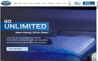 Ultra Car Wash of Gates website