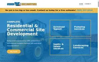 Vendi Excavating Inc of Gates website