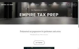 Empire Tax Preparation & Accountants Of Huntington website
