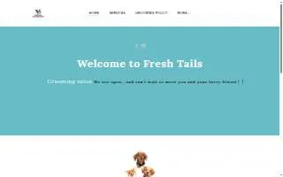 Fresh Tails Grooming website
