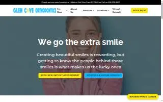Glen Cove Orthodontics website