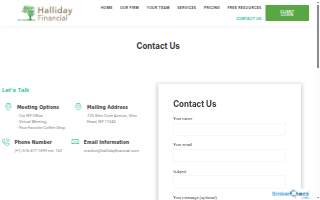 Halliday Financial