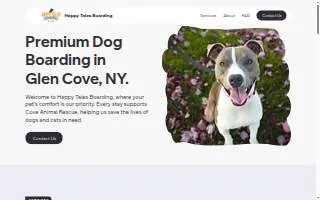 Happy Tales Boarding website