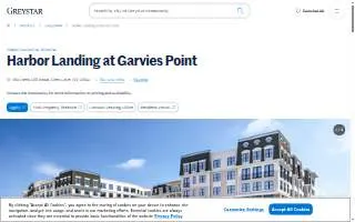 Harbor Landing at Garvies Point website