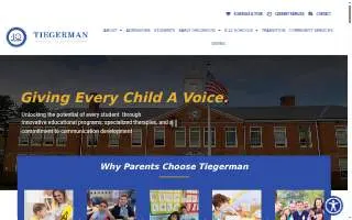 Tiegerman Schools website