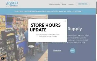 Askco Electric Supply website