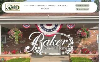 Baker Funeral Home of Glens Falls website
