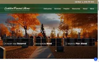 Carleton Funeral Home Inc website