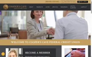 Coopers Cave FCU website