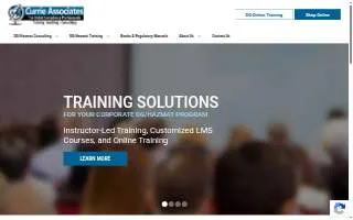 Currie Associates website