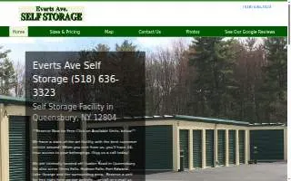 Everts Ave. Self Storage website