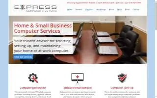 Express Computer Restore website