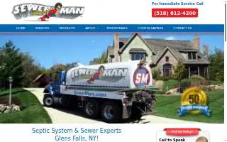 Sanitary Sewer Service of Glens Falls website