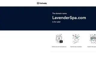 Lavender Spa of Great Neck website