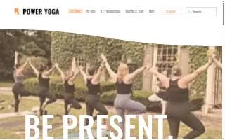 B. Power Yoga - Greece website