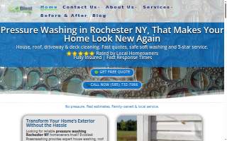 Ecoblast PowerWashing website