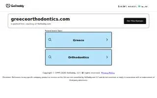 Greece Orthodontics and Pediatric Dentistry website