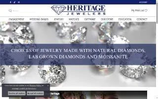 Heritage Jewelers of Greece website