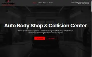Pristine Auto Detailing of Morton Grove website