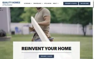 Quality Homes of Rochester website