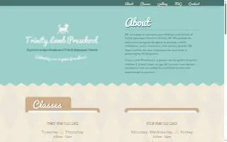 Trinity Lamb Pre-School website