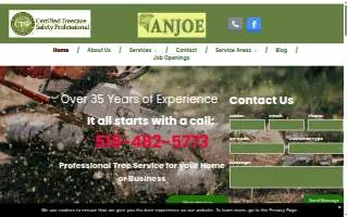 Anjoe Tree Service of Guilderland website