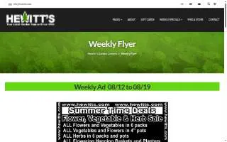 Hewitt's website