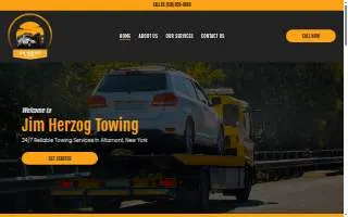 Jim Herzog Towing website