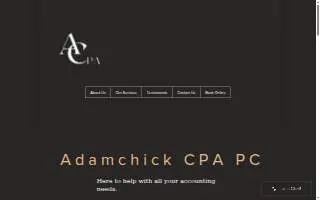 Adamchick CPA P.C. of Hamburg website