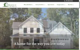 Alliance Homes website
