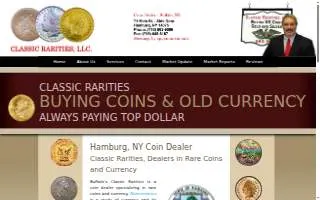Classic Rarities, LLC Top Coin Dealer Buffalo website