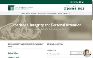 Cole Sorrentino Hurley Hewner & Gambino PC - Hamburg Lawyers website