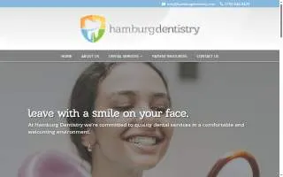 Hamburg Dentistry website