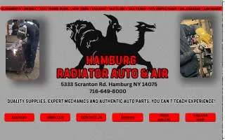 Hamburg Radiator Auto and Air website