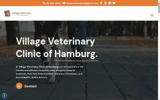 Hamburg Veterinary Clinic website