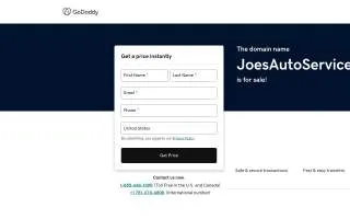 Joe's Auto Service of Hamburg website