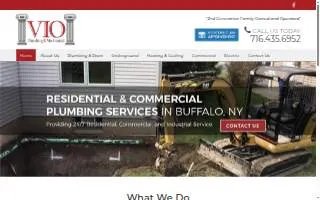 Vio Plumbing & Mechanical, LLC. website