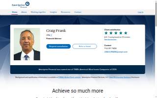 Craig Frank - Financial Advisor, Ameriprise Financial Services, LLC