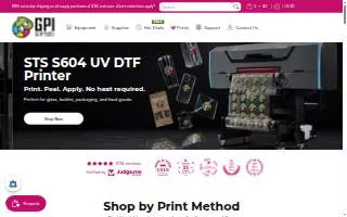 GPI Supplies website