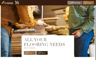 Top Notch Flooring Supply website