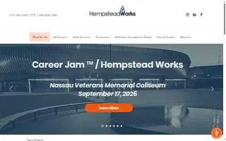 HempsteadWorks Career Center of Hempstead website