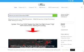 High Performance Heating & Air Conditioning of Henrietta website