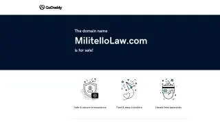 Militello Law Firm of Henrietta website