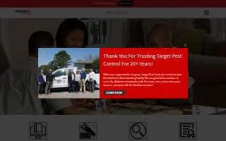 Target Pest Control of Henrietta website