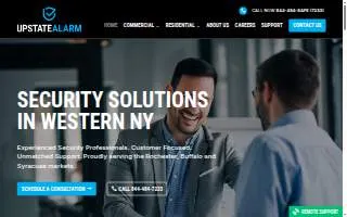 Upstate Alarm LLC of Henrietta website