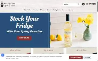 Whitehouse Liquor & Wine website