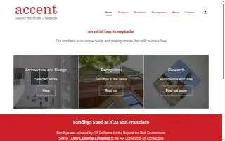 Accent Architecture of Hicksville website